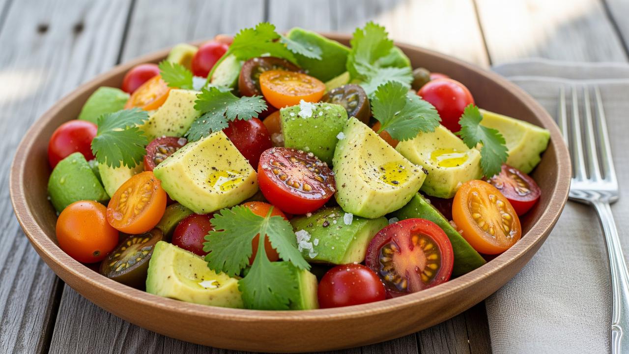 Salad Alpukat Dan Tomat