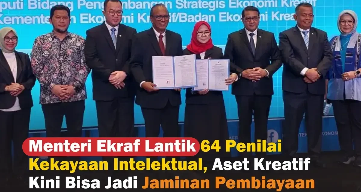 Perkuat Sistem Hak Kekayaan Intelektual, 64 Penilai Baru Dilantik