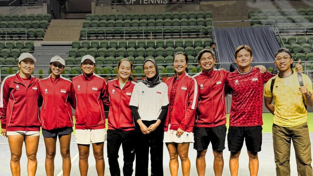 Tim Tenis Indonesia Bersinar