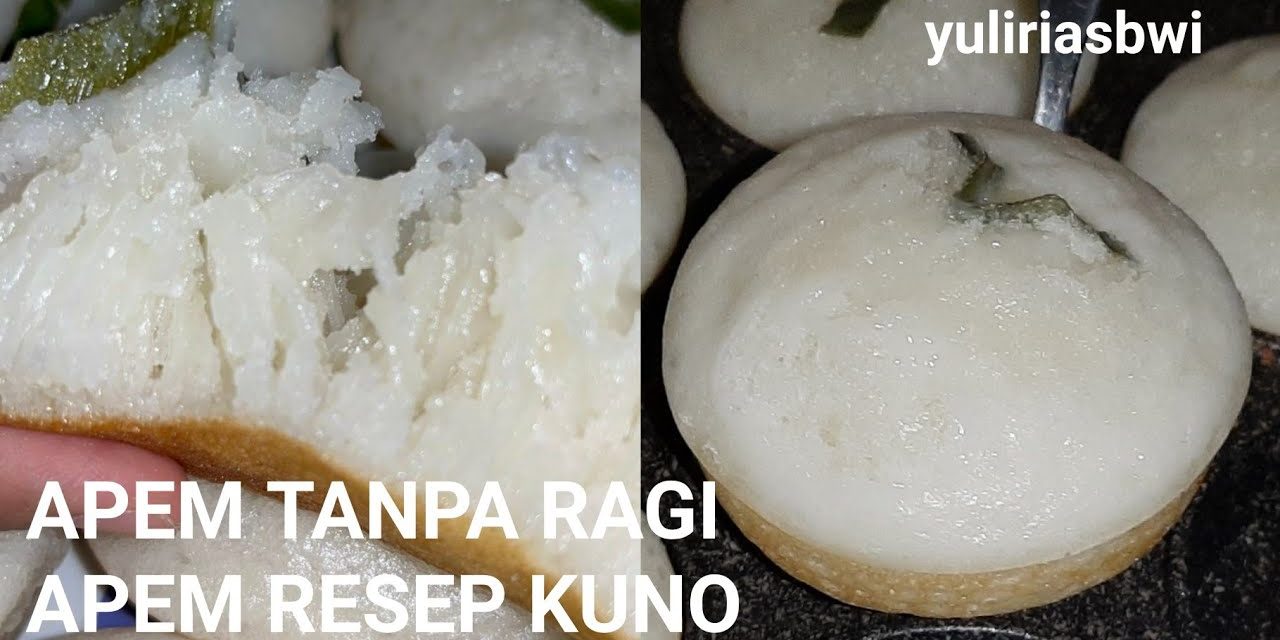 Kue Apem Tanpa Ragi 1 Gelas Tepung Beras, Rahasia Tetap Fluffy