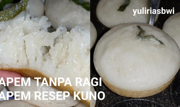 Kue Apem Tanpa Ragi 1 Gelas Tepung Beras, Rahasia Tetap Fluffy