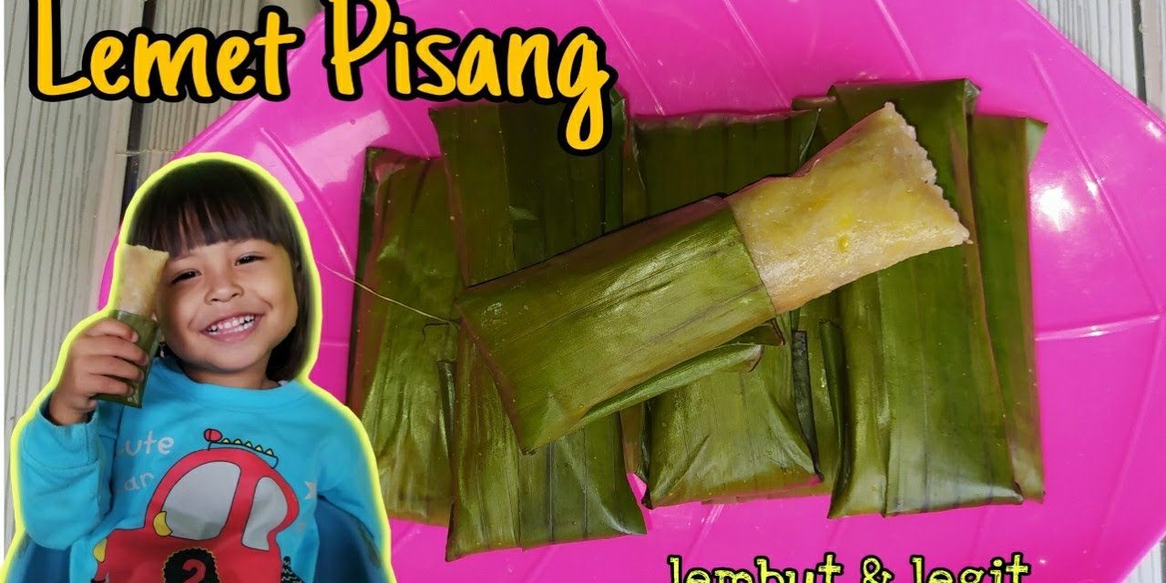 Lemet Pisang Tepung Terigu Takaran Sendok, Manis, Bikin Nagih
