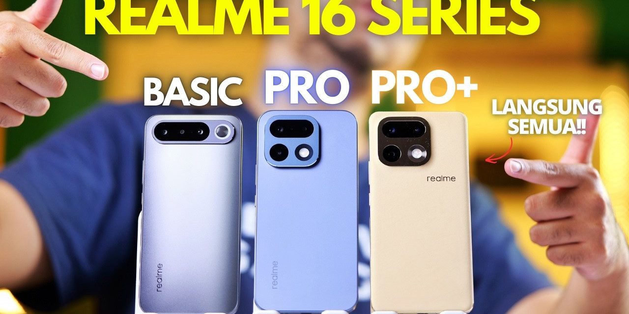 Realme 16 Series 5G Resmi Meluncur Di Indonesia