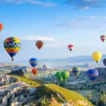 Cappadocia Juara Satu Dalam Pemandangan Dari Atas Langit