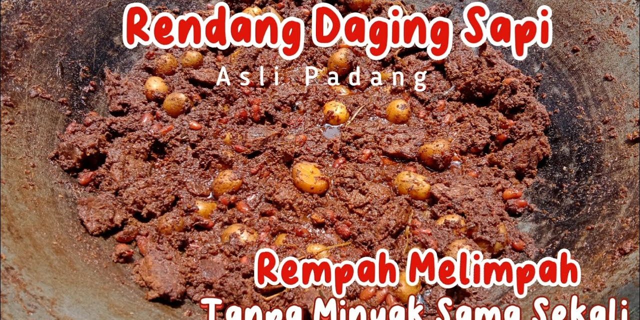Variasi Rendang Daging Yang Gurih Dan Kaya Rempah