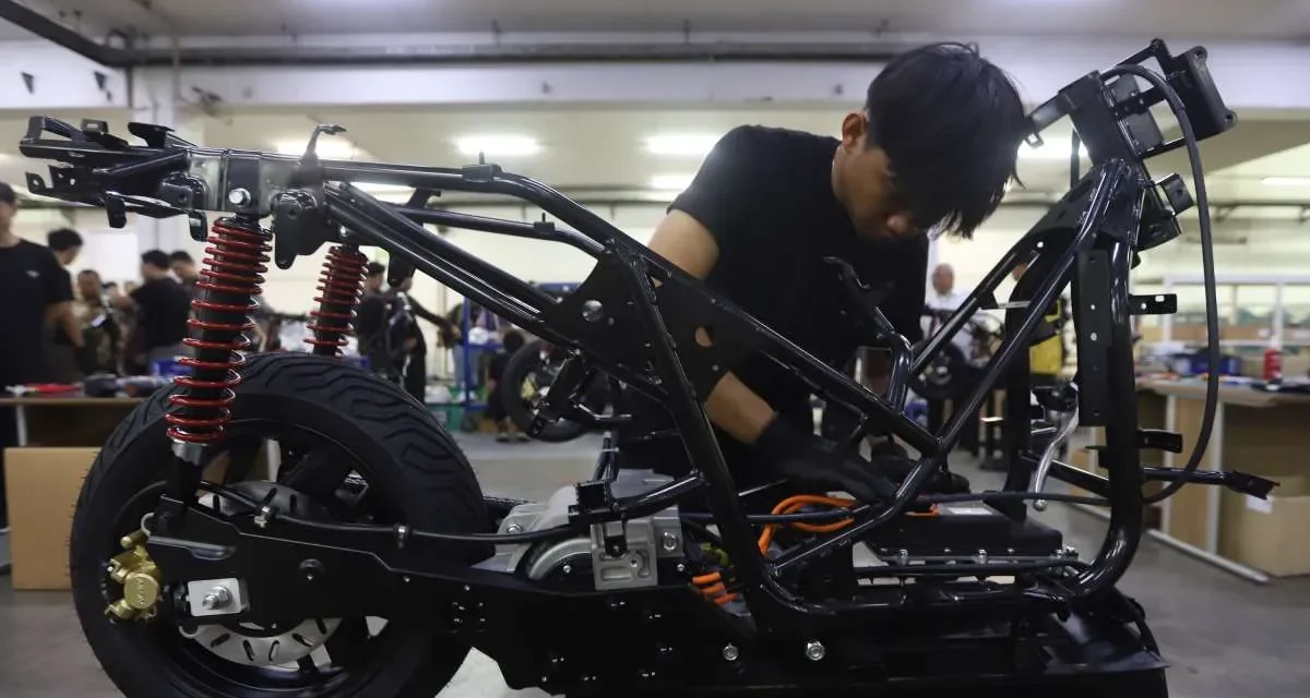 Kejar Standar Global, QJMOTOR Perkuat Komponen Lokal