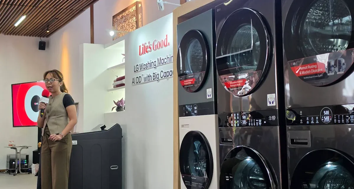 LG Hadirkan Mesin Cuci Jumbo Dengan Teknologi AI Canggih