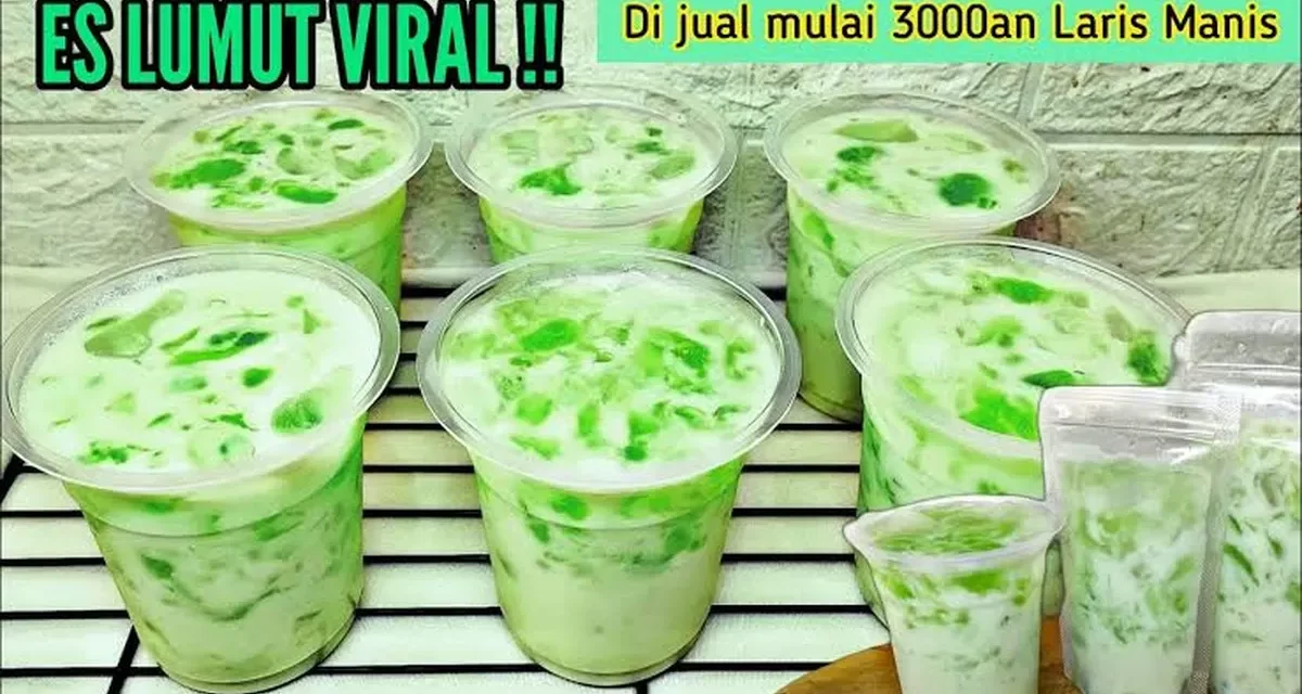 Auto Laris! Es Lumut Pandan Segar Cocok Jadi Ide Jualan