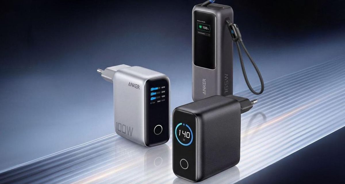 Anker Rilis Charger 100 W Dengan Layar Mungil Yang Canggih